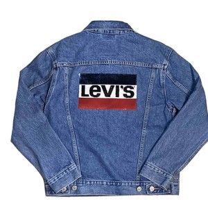 Levis Denim Jacket Women's Blue‎ Jean  Size XS Rack Youth XL
